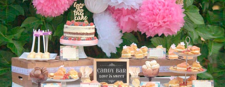 Ideas para decorar la candy bar